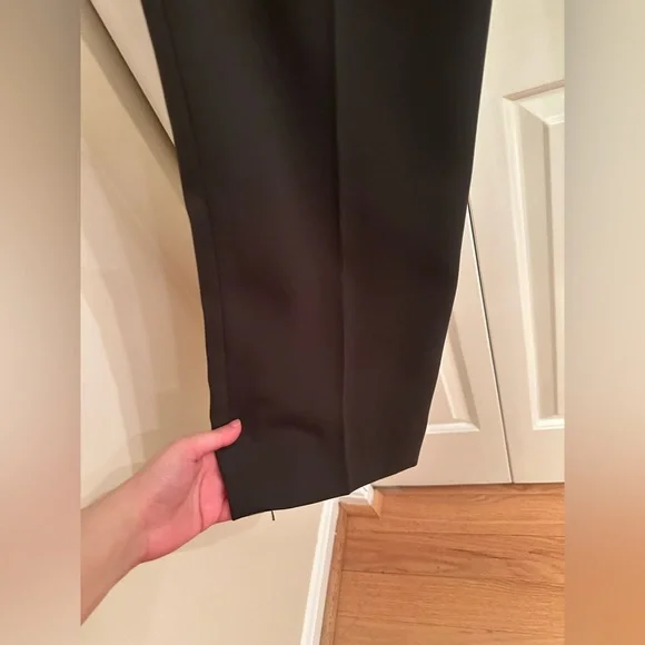 Sézane-Style High-Waisted Tailored Slim Trousers – Black, Size 4 - Picture 5 of 9